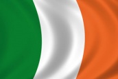 Drapeau Irlande de façade en polyester au meilleur prix